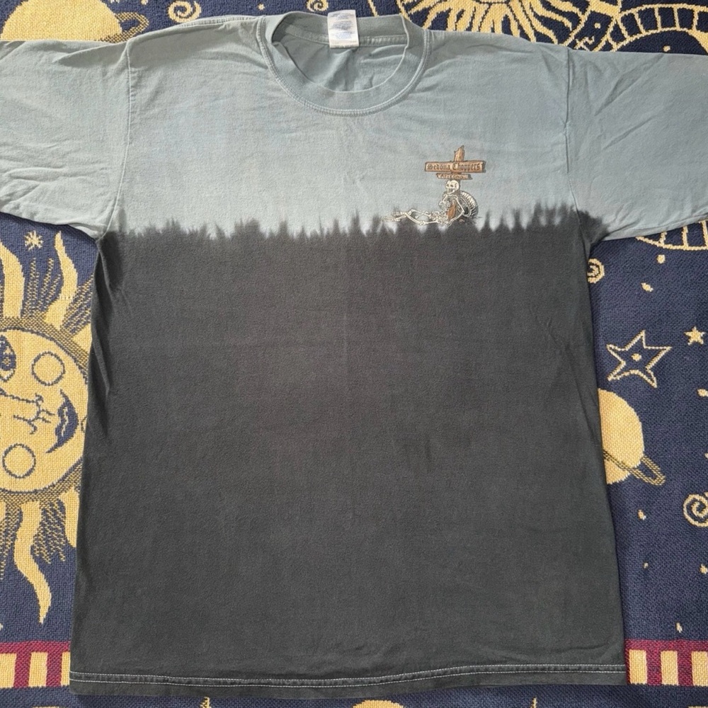 Y2K Sedona Arizona Sedona Choppers Biker Tie Dye T-shirt Size Large